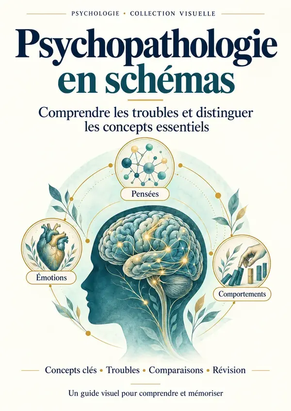 Couverture de Psychopathologie en schémas